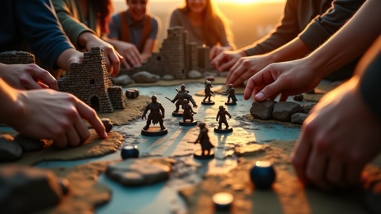 Złożona scena bitewna D&D